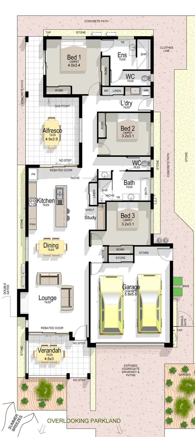 Floorplan of Homely house listing, 13 Chimene Lane, Burdell QLD 4818