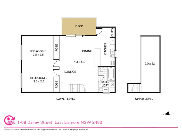 Floorplan of Homely house listing, 69A Dalley St, East Lismore NSW 2480