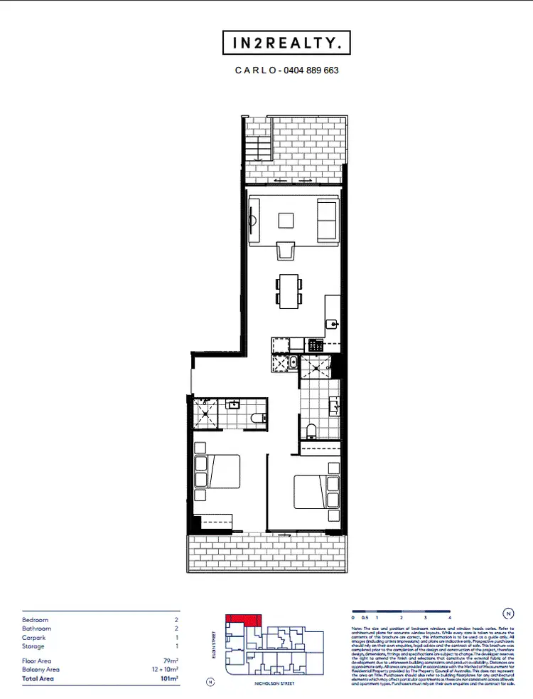Floorplan of Homely apartment listing, Address available on request