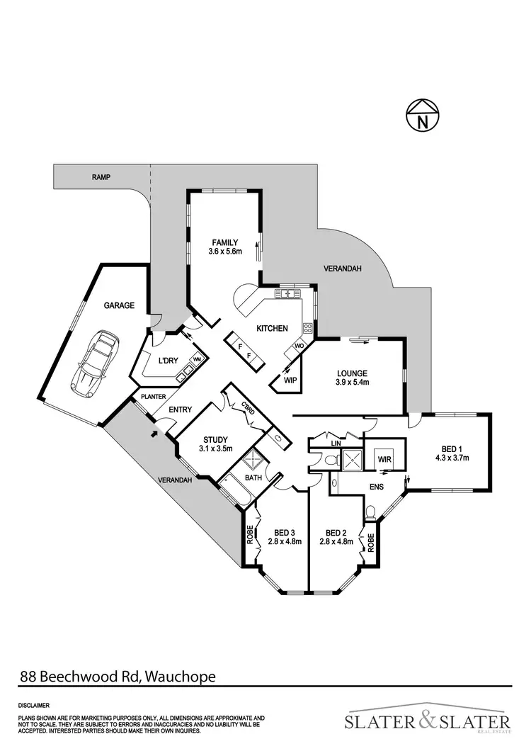 Floorplan of Homely rural property listing, 88 Beechwood Rd, Wauchope NSW 2446