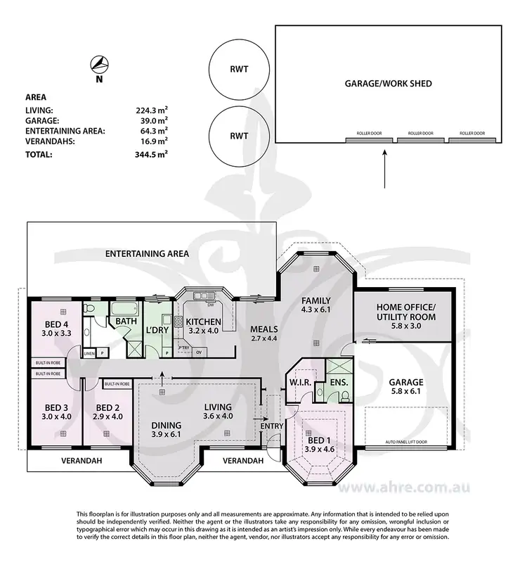 Floorplan of Homely house listing, 10 London Ct, Mount Barker SA 5251