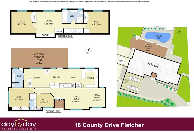 Floorplan of Homely house listing, 18 County Dr, Fletcher NSW 2287