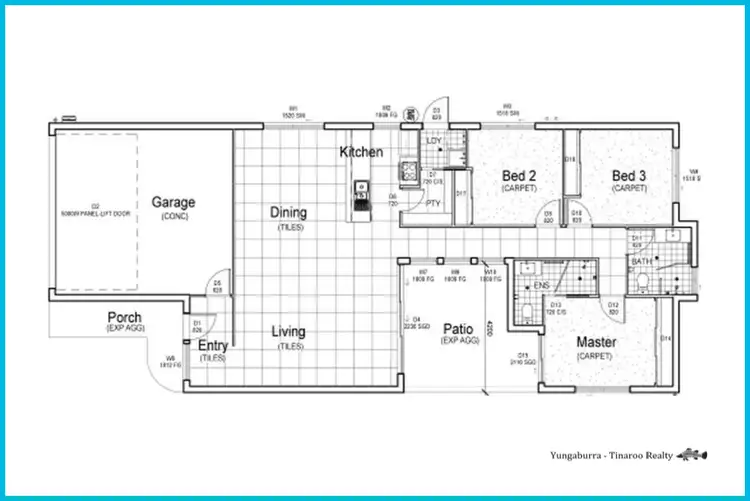 Floorplan of Homely house listing, 6 Norbury Cct, Atherton QLD 4883