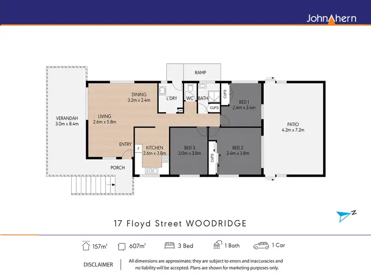 Floorplan of Homely house listing, 17 Floyd St, Woodridge QLD 4114