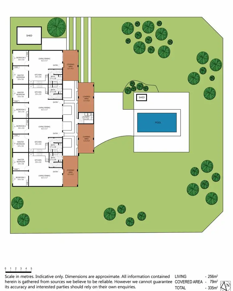Floorplan of Homely unit listing, 21-23 Porter Promenade, Mission Beach QLD 4852