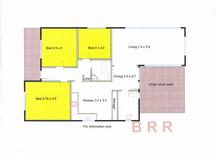 Floorplan of Homely house listing, 23 Margaret St, Benalla VIC 3672