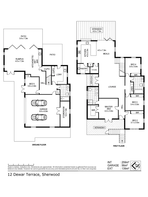 Floorplan of Homely house listing, 12 Dewar Terrace, Sherwood QLD 4075