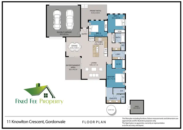 Floorplan of Homely house listing, 11 Knowlton Cres, Gordonvale QLD 4865