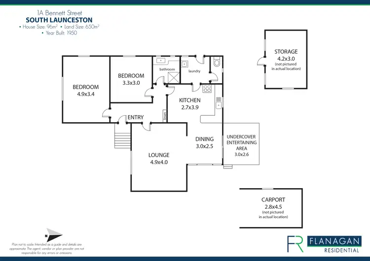 Floorplan of Homely house listing, 1A Bennett St, South Launceston TAS 7249