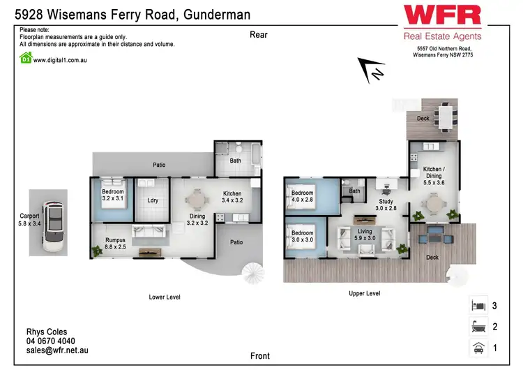 Floorplan of Homely house listing, 5928 Wisemans Ferry Rd, Gunderman NSW 2775