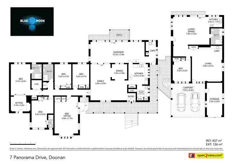 Floorplan of Homely house listing, 7 Panorama Dr, Doonan QLD 4562
