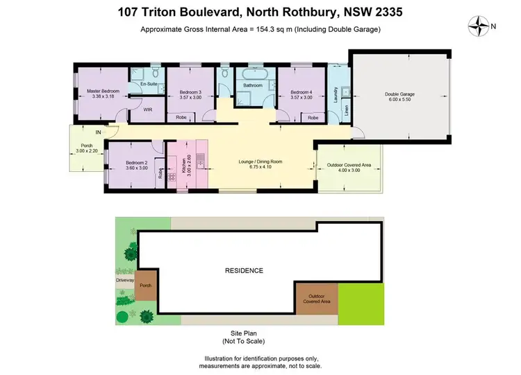 Floorplan of Homely house listing, 107 Triton Blvd, North Rothbury NSW 2335