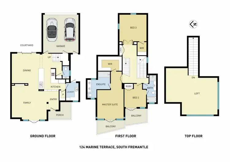 Floorplan of Homely house listing, 124 Marine Tce, South Fremantle WA 6162