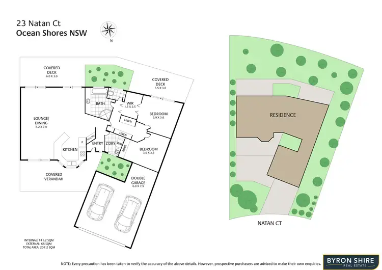 Floorplan of Homely house listing, 23 Natan Ct, Ocean Shores NSW 2483