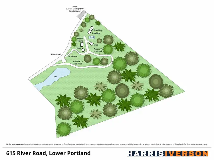 Floorplan of Homely house listing, 615 River Rd, Lower Portland NSW 2756