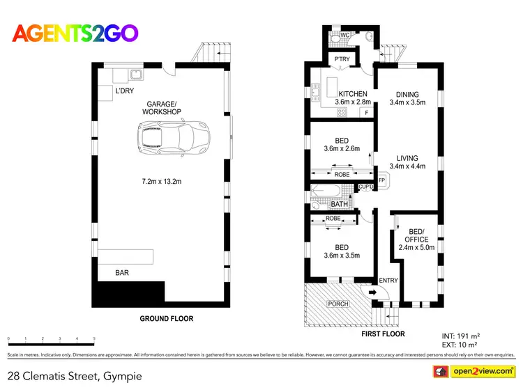 Floorplan of Homely house listing, 28 Clematis St, Gympie QLD 4570