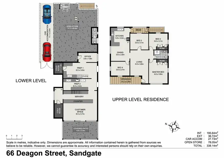 Floorplan of Homely house listing, 66A Deagon St, Sandgate QLD 4017