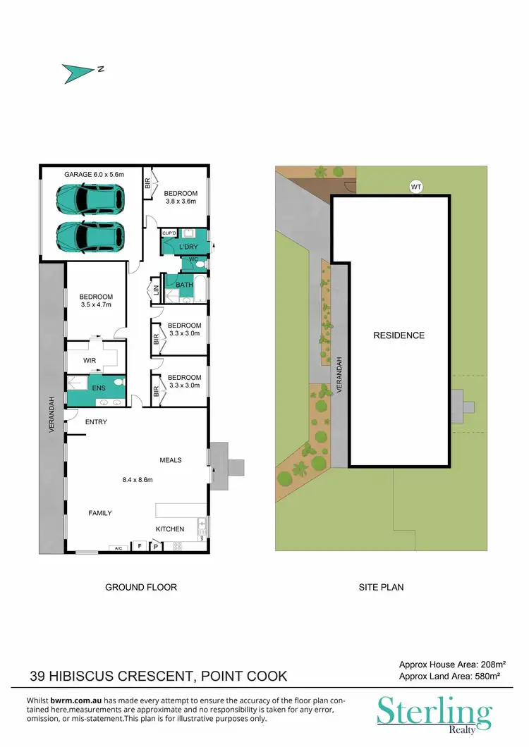 Floorplan of Homely house listing, 39 Hibiscus Cres, Point Cook VIC 3030