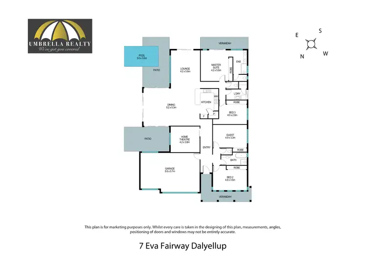 Floorplan of Homely house listing, 7 Eva Fawy, Dalyellup WA 6230