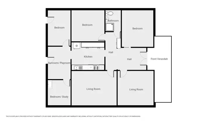 Floorplan of Homely house listing, 43 Wimmera St, Stawell VIC 3380