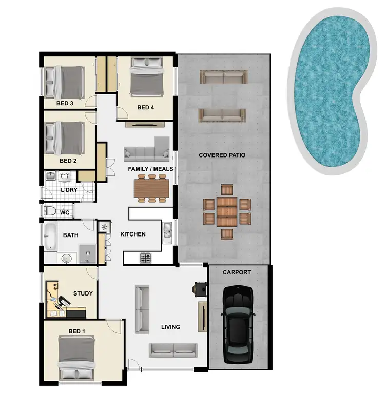 Floorplan of Homely house listing, 5 Myra Ct, Camira QLD 4300