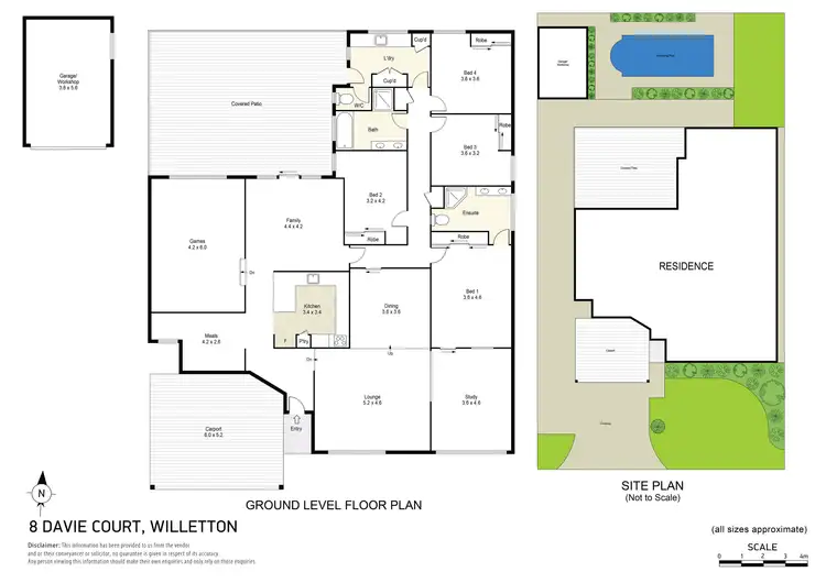 Floorplan of Homely house listing, 8 Davie Court, Willetton WA 6155