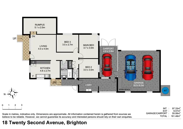 Floorplan of Homely house listing, 18 Twenty Second Ave, Brighton QLD 4017