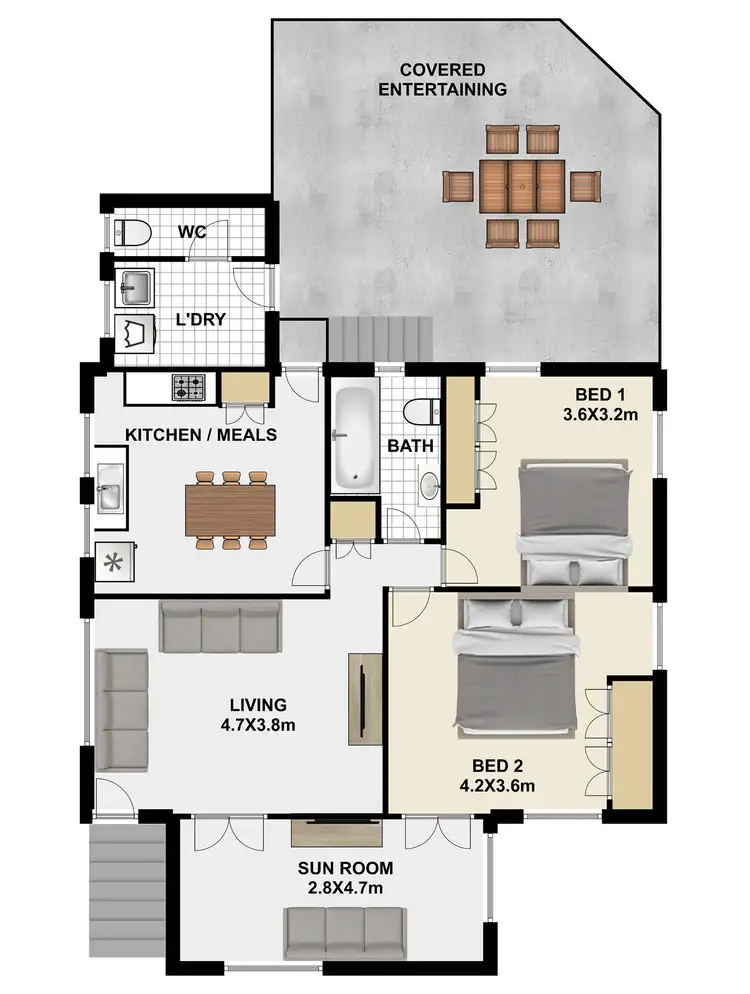 Floorplan of Homely house listing, 32 Willow St, Inala QLD 4077