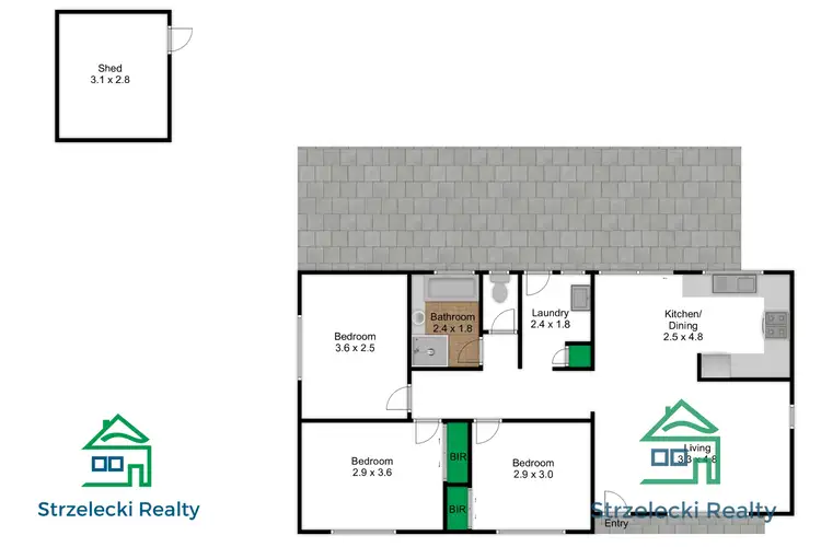 Floorplan of Homely house listing, 43 Southwell Ave, Newborough VIC 3825