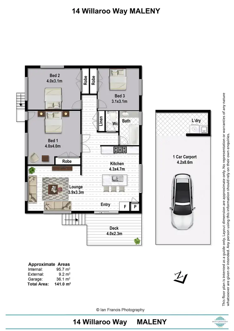 Floorplan of Homely house listing, 14 Willaroo Way, Maleny QLD 4552