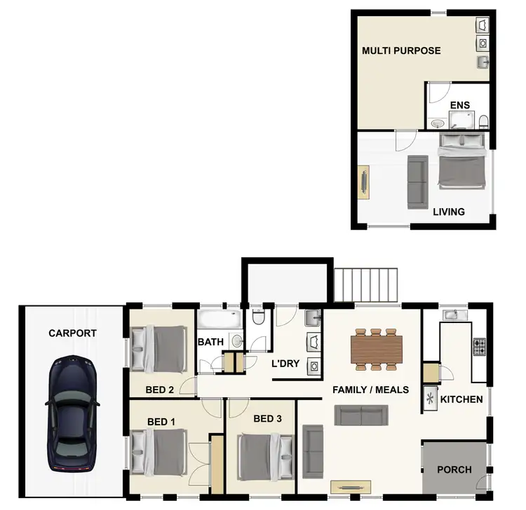 Floorplan of Homely house listing, 11 Nuthatch St, Inala QLD 4077