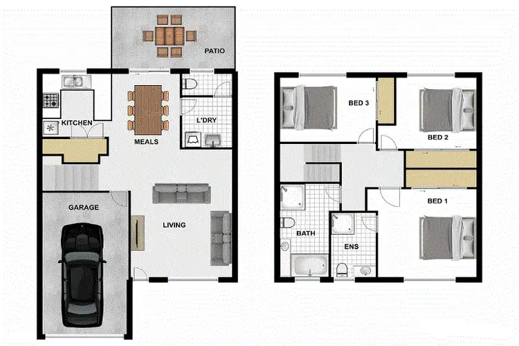 Floorplan of Homely townhouse listing, Unit 25/56 Sophie Pl, Doolandella QLD 4077
