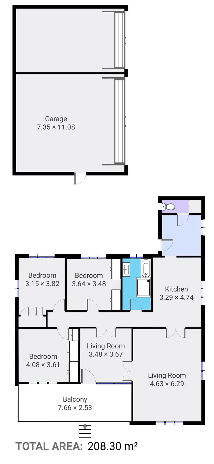 Floorplan of Homely house listing, 20 Balfour St, Darra QLD 4076