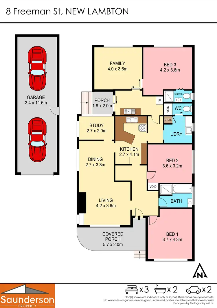 Floorplan of Homely house listing, 8 Freeman St, New Lambton NSW 2305
