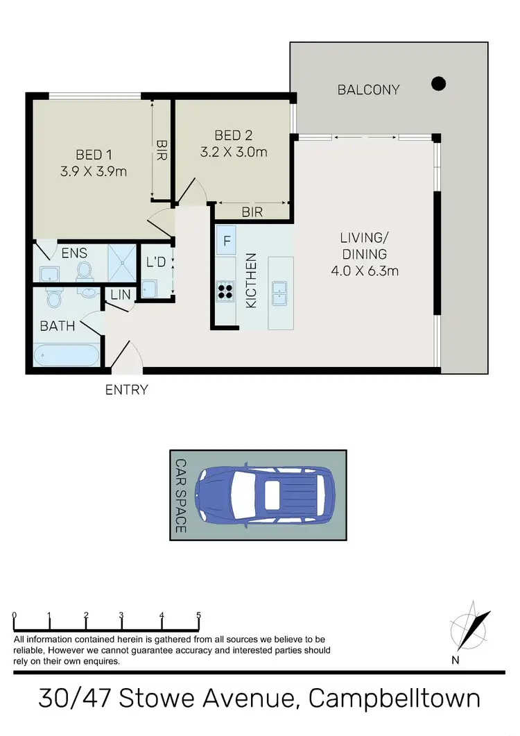 Floorplan of Homely apartment listing, Unit 30/47 Stowe Ave, Campbelltown NSW 2560