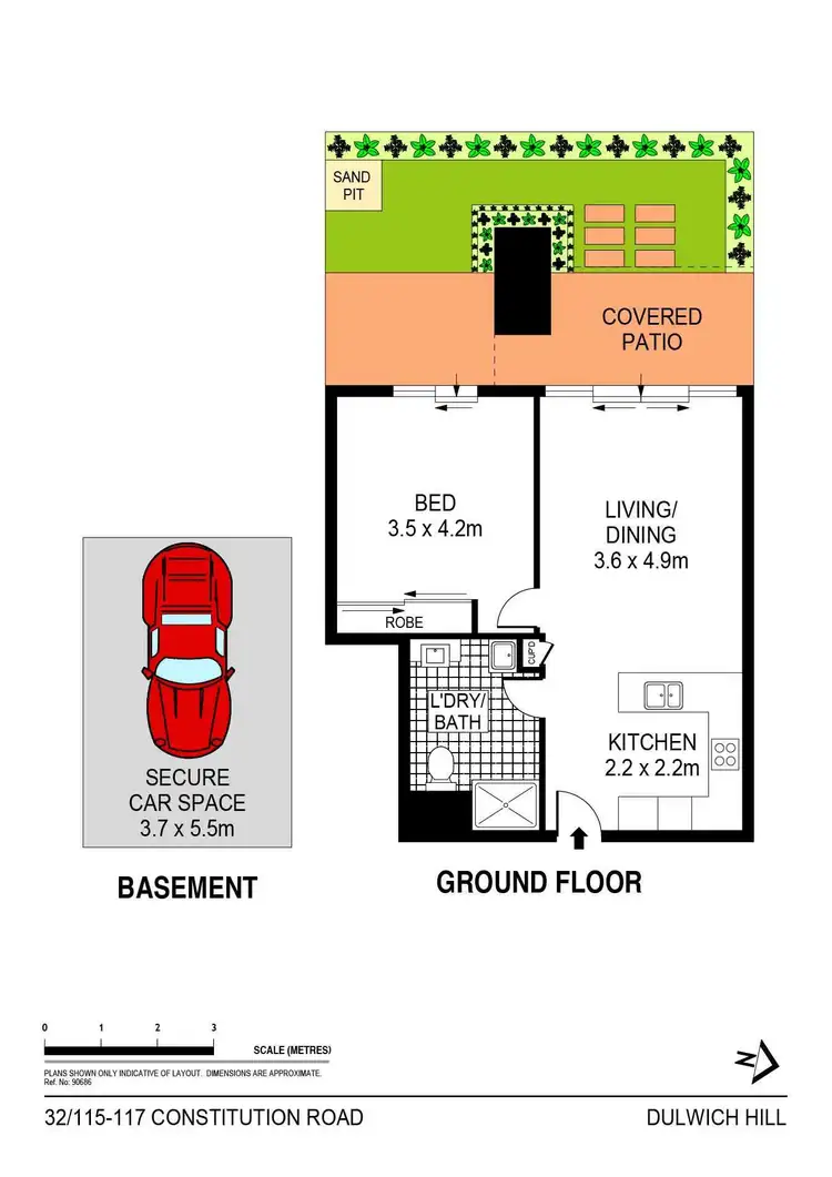 Floorplan of Homely apartment listing, 32/115-117 Constitution Road, Dulwich Hill NSW 2203