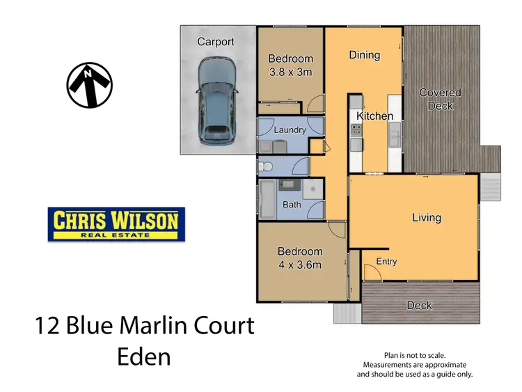 Floorplan of Homely house listing, 12 Blue Marlin Ct, Eden NSW 2551