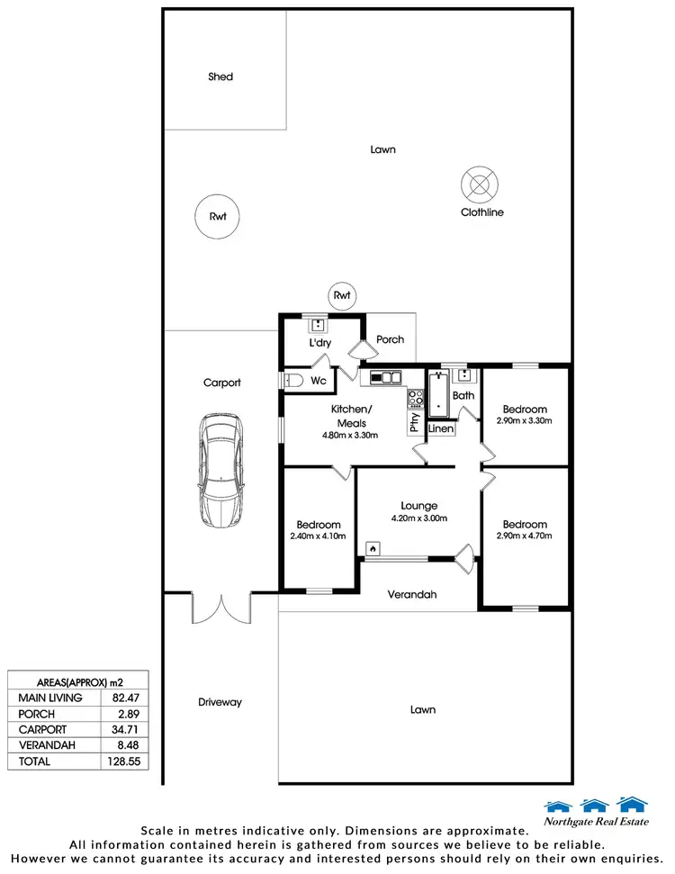Floorplan of Homely house listing, 80 Stakes Cres, Elizabeth Downs SA 5113