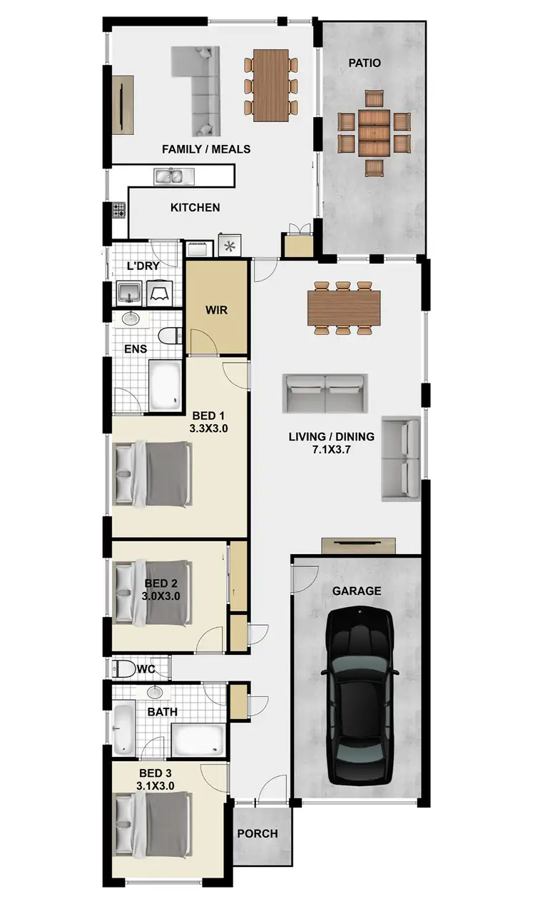 Floorplan of Homely house listing, 82 Mulgrave Cres, Forest Lake QLD 4078