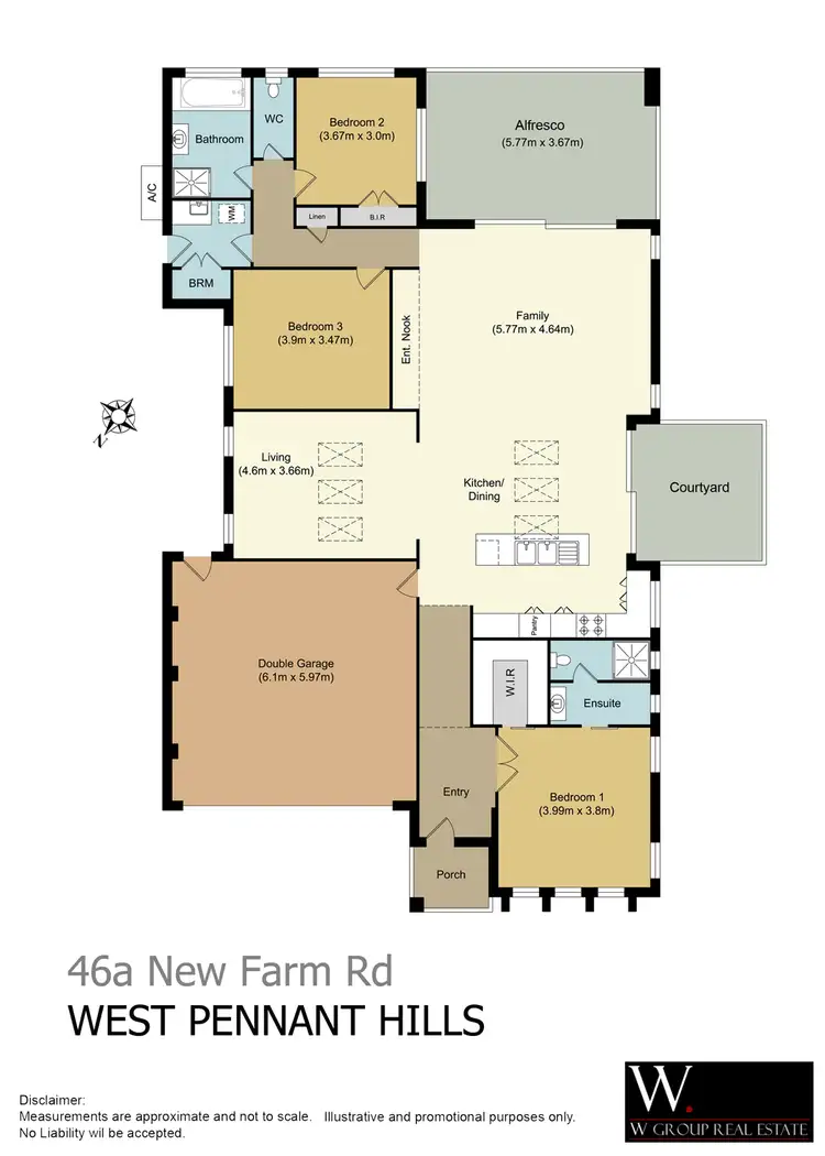 Floorplan of Homely house listing, 46A New Farm Road, West Pennant Hills NSW 2125