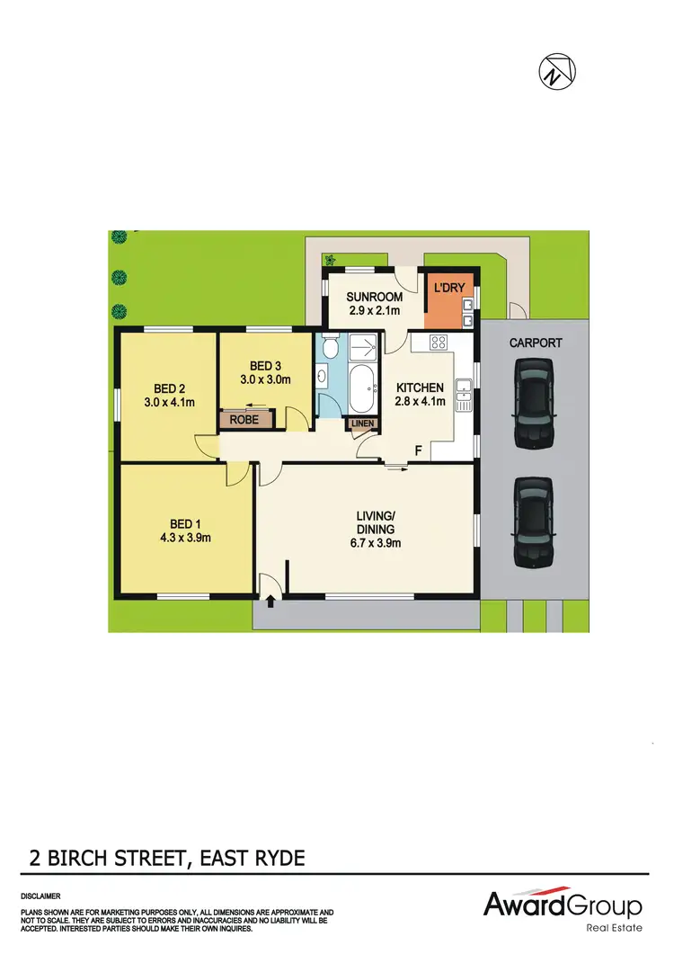 Floorplan of Homely house listing, 2 Birch Street, East Ryde NSW 2113