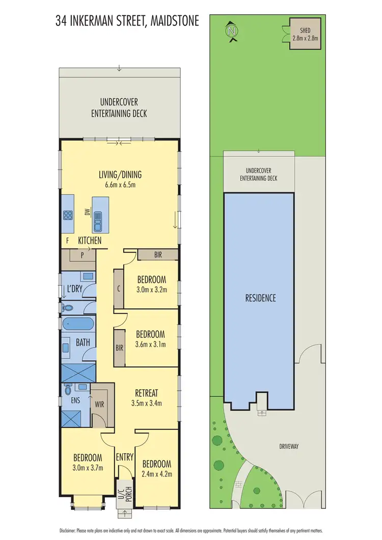 Floorplan of Homely house listing, 34 Inkerman Street, Maidstone VIC 3012