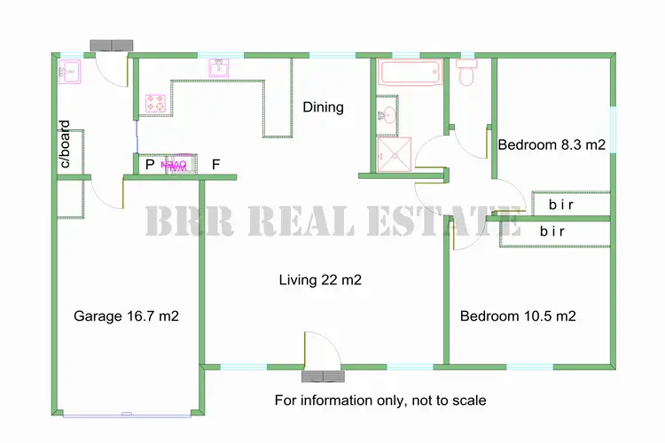 Floorplan of Homely unit listing, 1/149 Waller Street, Benalla VIC 3672