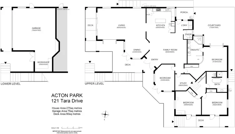 Floorplan of Homely house listing, 121 Tara Dr, Acton Park TAS 7170