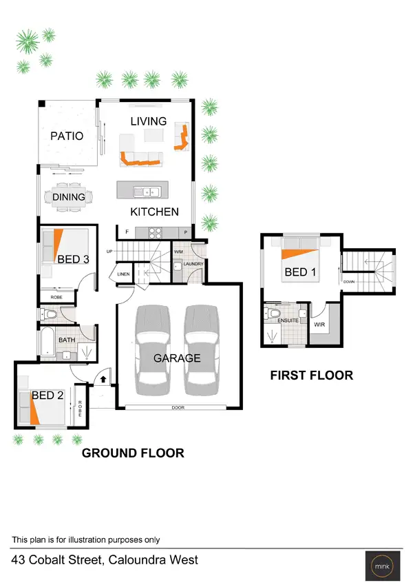 Floorplan of Homely house listing, 43 COBALT Crescent, Caloundra West QLD 4551
