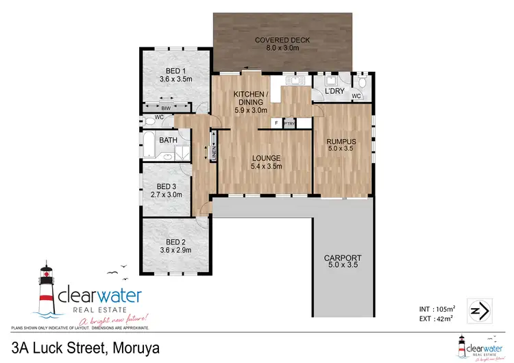 Floorplan of Homely house listing, 3A Luck St, Moruya NSW 2537