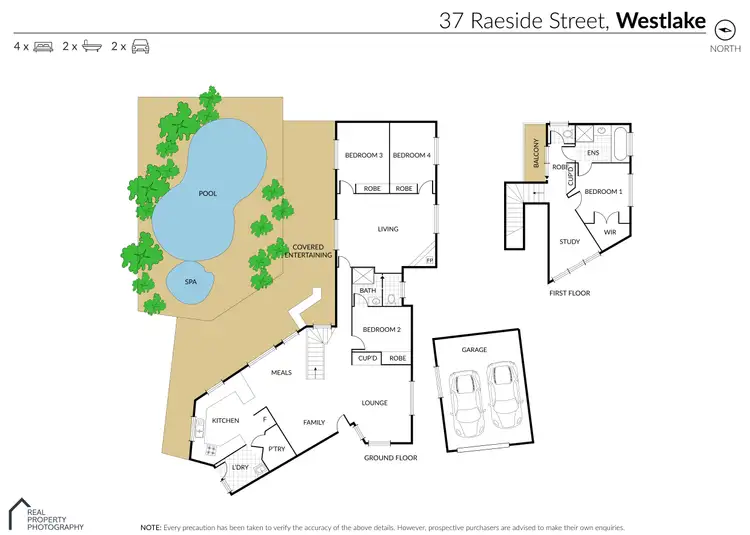 Floorplan of Homely house listing, 37 Raeside St, Westlake QLD 4074