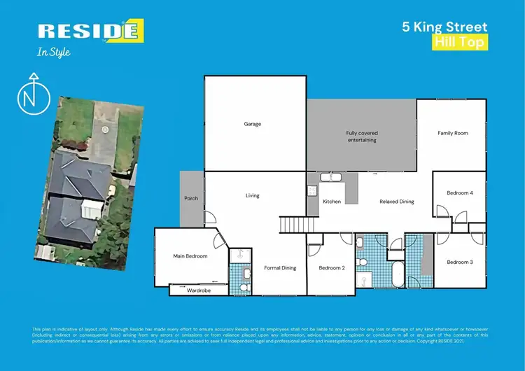 Floorplan of Homely house listing, 5 King St, Hill Top NSW 2575