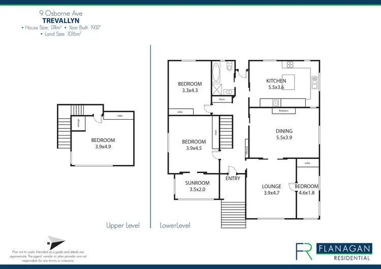 Floorplan of Homely house listing, 9 Osborne Ave, Trevallyn TAS 7250
