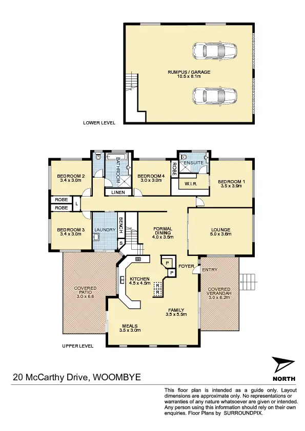 Floorplan of Homely house listing, 20 Mccarthy Dr, Woombye QLD 4559